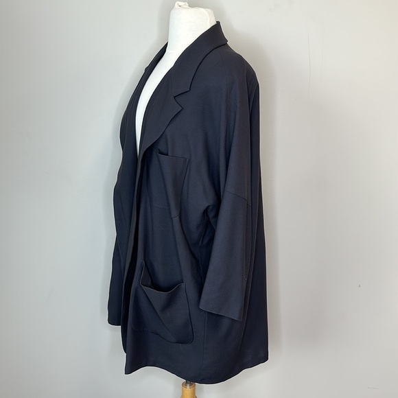 Max Mara Dark Gray Blazer with Pockets - Picture 3 of 8